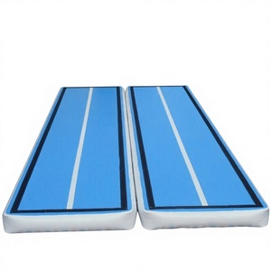 Colchoneta inflable comercial para gimnasia, tapete de entrenamiento para gimnasio con bomba de aire - Product Image 1