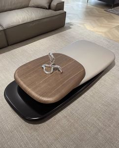 <span class=keywords><strong>Table</strong></span> <span class=keywords><strong>basse</strong></span> ovale pivotante moderne, durable, écologique, simple, pour la décoration de la maison, <span class=keywords><strong>design</strong></span> unique, <span class=keywords><strong>table</strong></span> <span class=keywords><strong>basse</strong></span> pivotante pour villa, en bois - Product Image 1