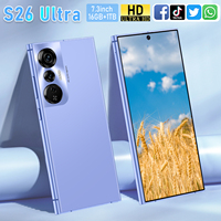 Nouveauté 2025 : Smartphone S26 ULTRA 5G LTE, Écran HD 7,3 Pouces, Appareil Photo 108MP, Processeur Deca Core Snapdragon Série 800, Téléphone Android