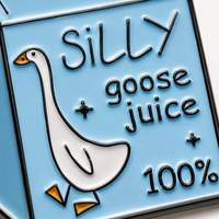 Pin's de revers en émail souple, motif canard bleu mignon, avec logo de marque personnalisé, pour promotion d'entreprise, vente en gros fabricant