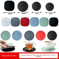 Sous-verre de cuisine isolant en silicone, style nordique 2D/3D, diamètre 10 cm, épaisseur 3 mm, imprimé UV, couleur personnalisée, vente en gros OEM