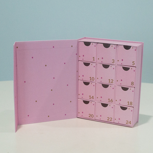 Подарочная коробка-календарь обратного отсчета на 12 дней/24 дня: роскошный адвент-календарь на день рождения или Рождество - Product Image 1