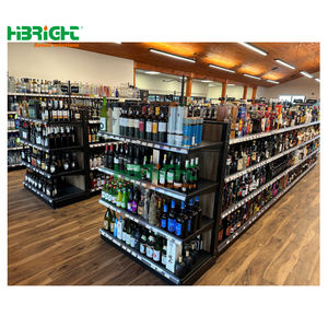 Étagères commerciales de gondole de vin d'étagère de supermarché résistante de conception de Highbright 2D 3D pour le magasin d'alcool - Product Image 3