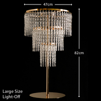 Élégante barre lumineuse LED en acrylique, décoration de table de mariage, lumières de mariage pour événements nuptiaux avec télécommande
