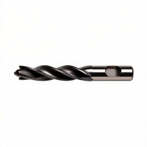 Hss Co <b>Cutter</b> Ta1415 TiAlN Coated 30 Degree Helix Short For Slots 3 Cutting <b>Edges</b> With Weldon Shank - Product Image 2