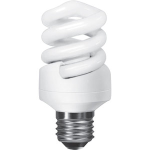 Extra Mini Supreme 9W 4000K 445lm E27 Ampoule (épaisse) Lampe à économie d'énergie en spirale avec base B22 Type CFL Principle Tube Pattern-A - Product Image 1