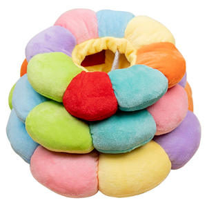 Weicher Sonnenblumen-Genesungskragen für Haustiere mit verstellbarem Kordelzug für Wundheilung nach Operationen, Anti-Biss-Katzen-Elizabeth-Kragen - Product Image 6