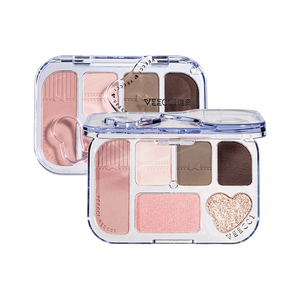 VEECCI Dreamy Les Six-color Eyeshadow Palette Spring Romance ถูกสร้างภาพลักษณ์ออกมาอย่างชัดเจน - Product Image 5