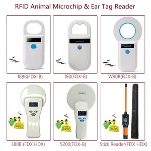 OTPS 134.2khz blu-dente fdx-b usb rfid animale id chip pet microchip scanner rfid lettore di mani cane cucciolo scanner