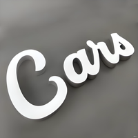 Lettres lumineuses 3D personnalisées sans bordure, logo d'entreprise publicitaire, lettres en relief sans bordure pour une utilisation en extérieur