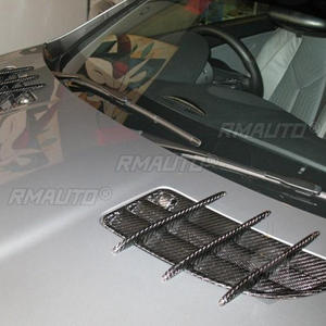 Prise d'air de capot moteur avant en fibre de carbone véritable pour Mercedes-Benz R171 SLK-Class SLK55 SLK350 05-10 - Product Image 6