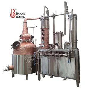 1000L distillation machine copper pot whiskey still gin rum brandy vodka whisky distillation equipment