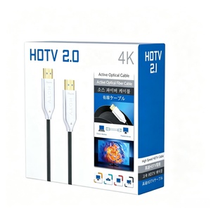 Câble HDTV en fibre optique active triple blindage premium 4K60Hz 18Gbps, 10 m, interface multimédia HD avec connecteur plaqué or - Product Image 4