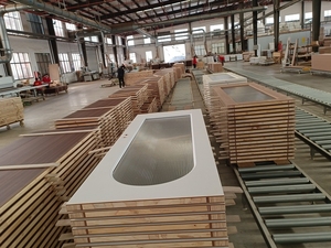 Gujia MDF <span class=keywords><strong>Porte</strong></span> Fabricant le plus populaire Chambre <span class=keywords><strong>intérieure</strong></span> de haute qualité Conception de <span class=keywords><strong>porte</strong></span> en bois affleurante Chambre à coucher moderne Porta Para Banheiro - Product Image 3