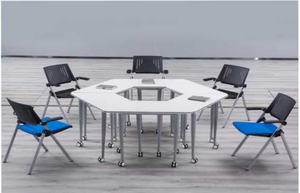 Đa chức năng Trường Bàn và ghế Set-chuyển đổi giữa bàn viết và máy tính Máy Trạm - Product Image 4