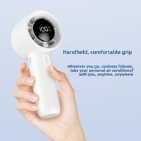 Nuevo Ventilador de Mano de Alta Velocidad, Compacto, de Plástico ABS, Potente, Refrigerante, Portátil, de Escritorio, para Exteriores, USB, Mini Ventilador