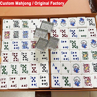 Fournisseur d'usine – Ensemble de jeu personnalisé en acrylique de 38 mm avec 120 tuiles, cartes, cubes, pour poker, voyage, Rummy, Lami, Mahjong