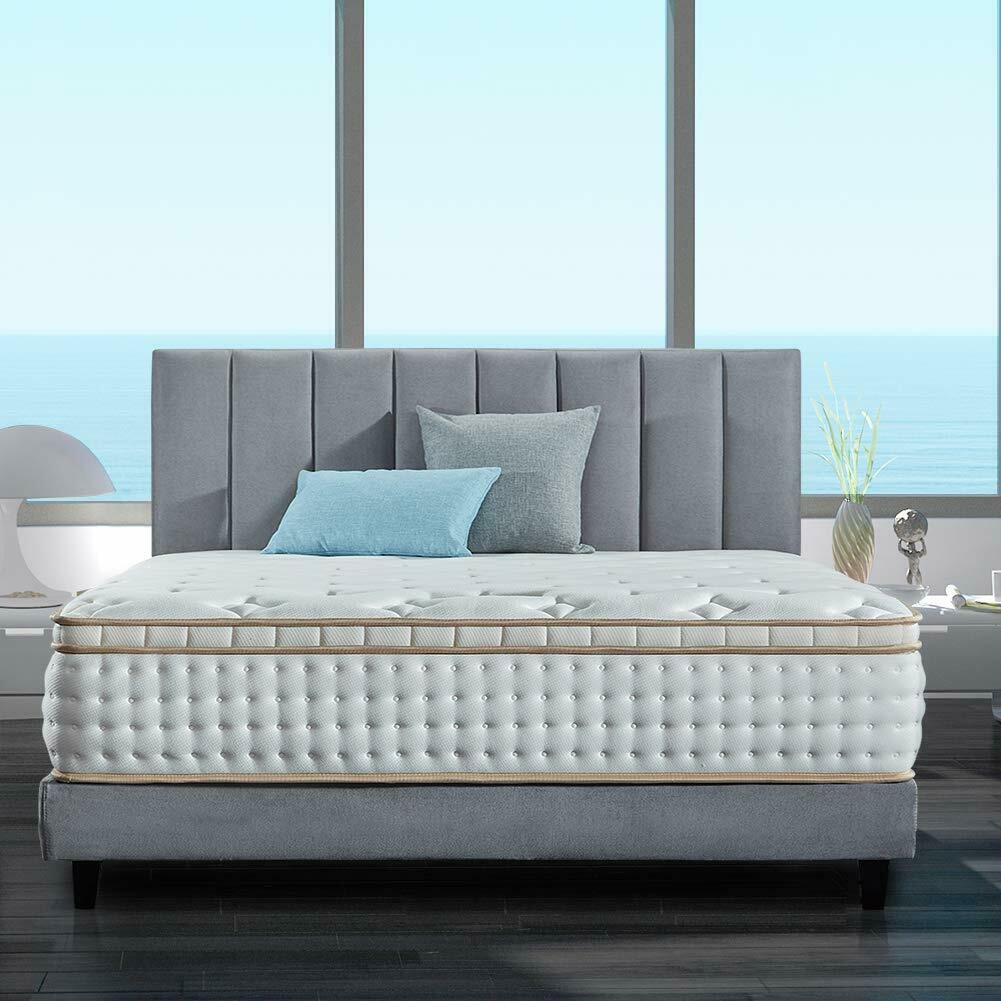 Zhiyuan Fireproof UK Standard pocket spring mattress gel infused memory foam matress spring mattress