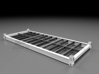 JHCE Assemblage rapide de structure de conteneur modulaire préfabriquée sans soudure en acier personnalisable