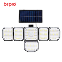 Lampe solaire d'extérieur à détecteur de mouvement alimentée par le fournisseur Applique murale étanche IP65 Lampe solaire de jardin alimentée par la lumière du soleil