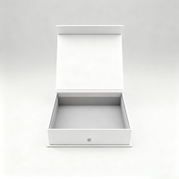 Boîte cadeau en carton rigide personnalisable, écologique, recyclable, avec fermeture magnétique, gaufrage, forme personnalisée, papier couché pour