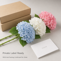 Harga Pabrik Grosir Bunga Buatan Tangan Latex Real Touch Hydrangea untuk Rumah Pesta Hotel Thanksgiving Natal