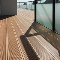 Terrasse en WPC résistant aux intempéries Everwall pour les promenades de stations balnéaires et les zones en bord de mer