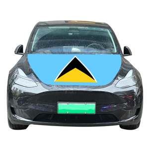 Solomon Hood FLAG Solomon HOOD COVER FLAG Elastic patriotic Bonnet รถแบนเนอร์ Solomon ฝาครอบเครื่องยนต์ตกแต่งอุปกรณ์เสริม - Product Image 2