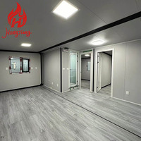 Casa Contenedor Plegable y Expandible de Acero Moderno, Ecológica, de 20 pies/40 pies, con 2/3 Dormitorios, para Sala de Estar o Supermercado