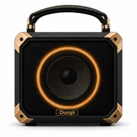 DG218 Nouveau style d'enceinte Bluetooth classique, radio FM/TF/USB/TWS, stéréo, super basses, enceinte sans fil BT, woofer portable, enceinte musicale