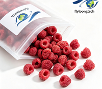 Frambuesas Deshidratadas Dulces, Ricas en Antioxidantes y Vitaminas Naturales, Frutos Secos Crujientes, Ideales para Postres, Yogur y Preparación de Bebidas