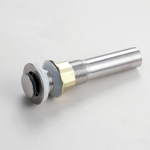 Desagüe de fregadero emergente de acero inoxidable de 2.8 pulgadas con rosca anticorrosión para lavabo de baño - Product Image 3