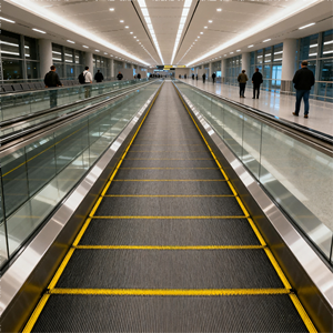 مسافات فولاذية حديثة للمطارات والفنادق ومحلات السوبر ماركت والحدائق والمناطق السكنية-ممر متحرك لاستخدام القاعات والشقق - Product Image 2