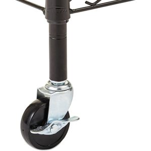 Alera Perchero de Alambre de Dos Niveles, Ahorra Espacio, de Acero Negro, con Ganchos para Uso Doméstico - Product Image 6