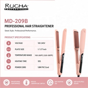RUCHA Wholesale Ionic 260C 500F Iron Professionnel à usage salon, droiturage capillaire personnalisé - Product Image 2