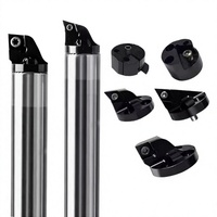 Porte-outil de tournage CNC en carbure, barre de perçage pour tour CNC avec filetage femelle, revêtement DLC OEM, 75-85 HRC