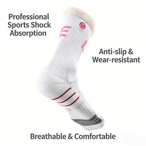 Calze Sportive Personalizzate per Squadre, Lavorate a Maglia con Stampa a Trasferimento Termico sul Fondo, Ordine all'Ingrosso con MOQ Basso, per Palestra, Corsa, Escursionismo, Uniformi di Squadra - Product Image 2