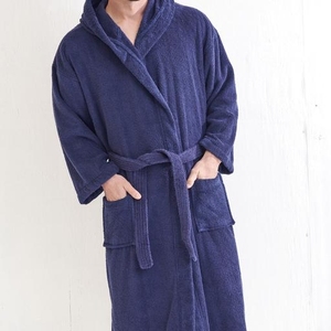 S M L XL XXL Peignoirs éponge 100% coton Couleur personnalisée OEM Absorbant Quickdry - Product Image 2