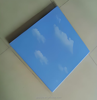 Clip en aluminium des tuiles de plafond de ciel bleu et de nuages blancs 600*600mm dans le plafond en aluminium