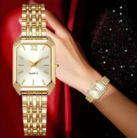Nouvelle Montre à Quartz de Luxe pour Femme, Design Sophistiqué et Élégant, Boîtier en Alliage de Titane, Aiguilles Professionnelles, Tendance Mode