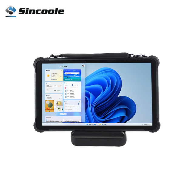 New Arrived 13.3 Inch Industrial Windows Tablet Rugged I5-1235U IP65 Waterproof With Charging Dock Keyboard and Carry Strap