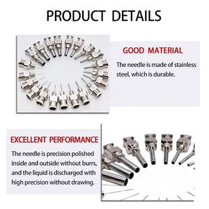 Jarum Dispensing 1 inci, Semua Logam, Ujung Tumpul Baja Anti Karat, Luer Lock, Ukuran 8, 10, 12, 14 Gauge - Product Image 5