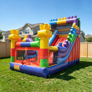 Toboggan Château <span class=keywords><strong>Gonflable</strong></span> Modulaire, Parc d'Activités <span class=keywords><strong>Gonflable</strong></span> avec Souffleur, <span class=keywords><strong>pour</strong></span> Enfants et <span class=keywords><strong>Adultes</strong></span>, à Vendre - Product Image 1