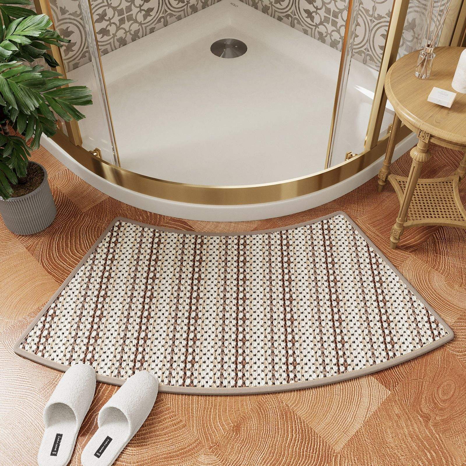 Chenille - Brun Brillant Courbé