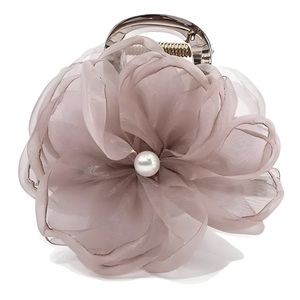 Pince à Cheveux Fleurie Élégante Luxe Léger Tendance, Design Niche Polyvalent, Vente en Gros d'Accessoires de Coiffure pour Femmes - Product Image 6