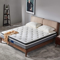 Matelas hybride moderne en mousse à mémoire de forme et ressorts ensachés, compressé sous vide, enroulable, taille King/Twin, mobilier de maison