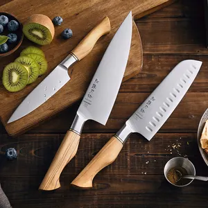 HEZHEN 8'' inch Chef Knife Leather Sheath Handmade Italian First Layer  Vegetable Tanned Knife Scabbard Cover Easy to Carry - Price history &  Review, AliExpress Seller - HEZHEN Official Store