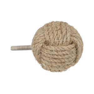 ENSEMBLE DE 2 POIGNÉES EN JUTE MOD. DAYANA DIAM. 4 CM - Product Image 1