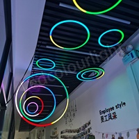Anneau lumineux LED programmable DMX RGB RGBW pour scène, événements, éclairage architectural