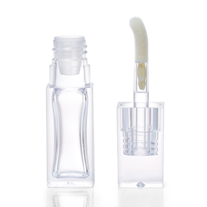 Chất Lượng Sang Trọng Hình Vuông Rỗng Son Môi <span class=keywords><strong>Container</strong></span> Pha Lê Rõ Ràng Vuông Lip Gloss Ống Với Doe Chân Applicator Bàn Chải Lớn - Product Image 3